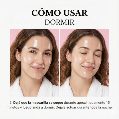 QUIA™ | Mascarilla nocturna para firmeza, iluminación e hidratación