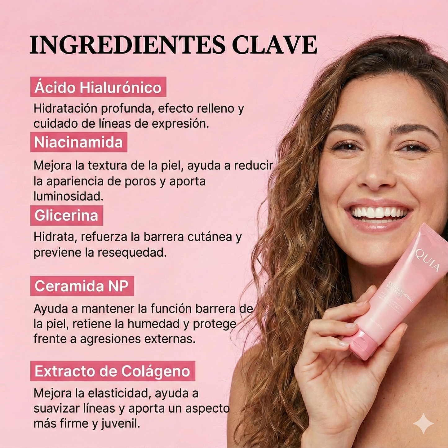 QUIA™ | Mascarilla nocturna para firmeza, iluminación e hidratación